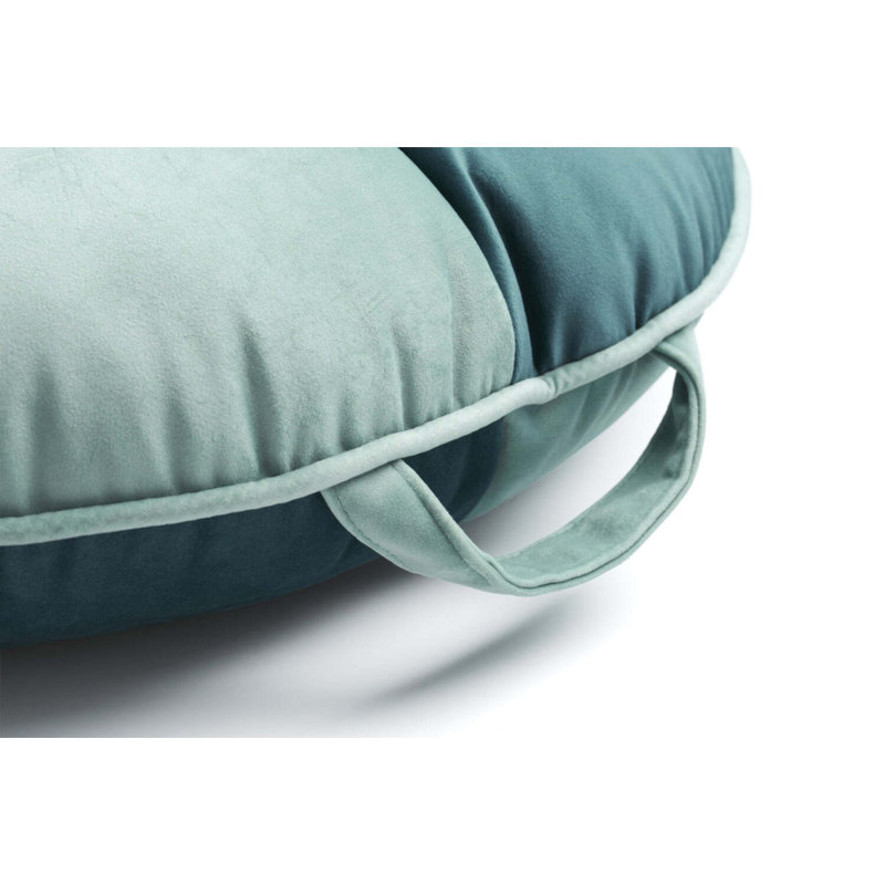 Velvet Circular Pillow Cover & Insert