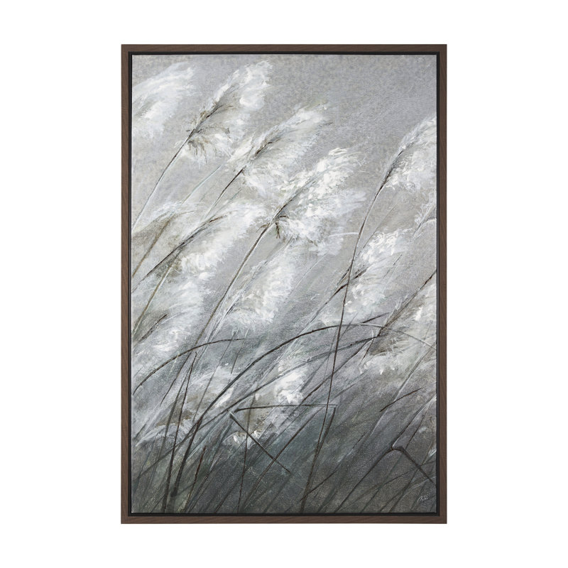 Toile texturée Pampas, Pampas Grass Breeze I