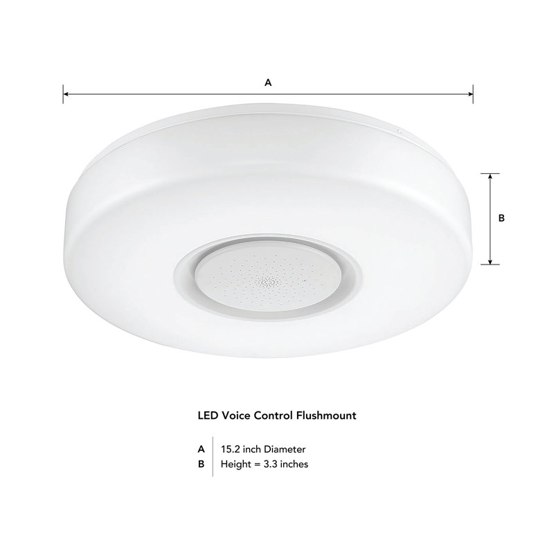 Acrylic LED Flush Mount
