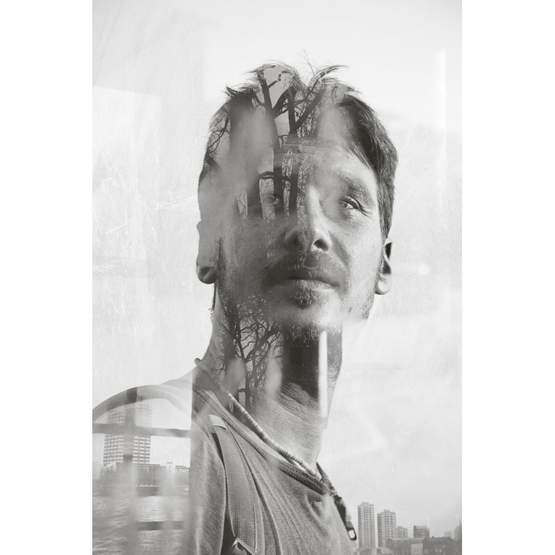 Urban Man Portrait by Francescoch - Wrapped Canvas Print, 46cm H x 30cm W
