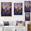 «Ethereal Lavender World Map I», reproduction sur toile-866145820-866145821