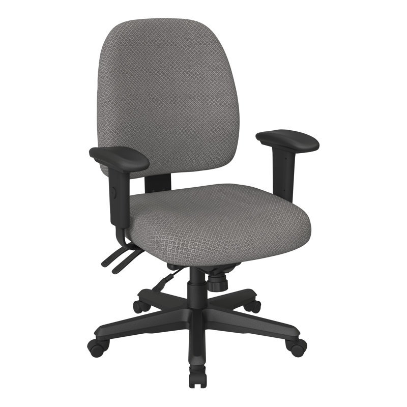 Ergonomic Polyester Blend Task Chair, Interlink - Flint