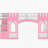 Pink Twin Size Loft Bed With Storage Staircase And Attractive Ornamental Window - Strong Wood Lovable Stable-1194327190