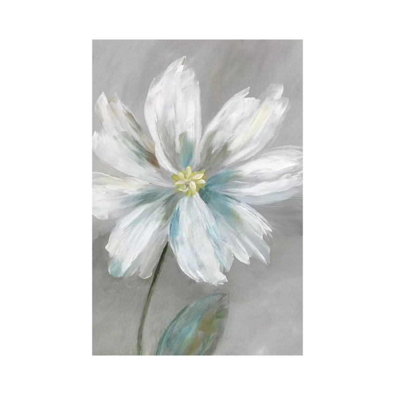 Simple Flower I par Nan - reproduction d'art sur toile tendue, H 26 po x l 18 po x P 1,5 po