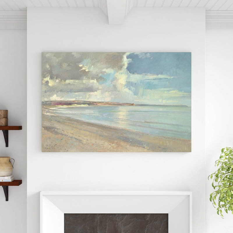 «Reflection Clouds, Oxwich Beach, 2001», reproduction d'art, H 16 po x l 24 po x P 1,5 po, Toile