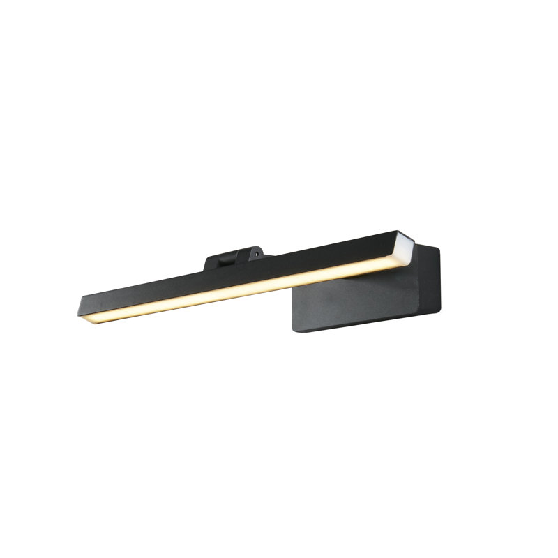 Hardwired LED Wall Mounted Picture Light, Black