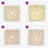 Bathroom Basin, Countertop Vanity Sink, Natural Shape, Cream 11.8"x11.8"x5.1" Marble Square-92930408
