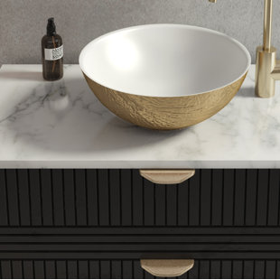 CasaDiVanna Bello 400mm L x 400mm W Marble Round Sink