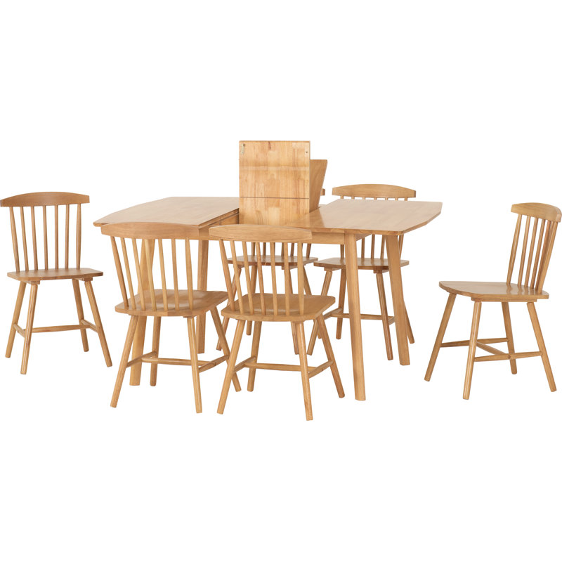 Stanleytown 6 - Person Butterfly Leaf Dining Set