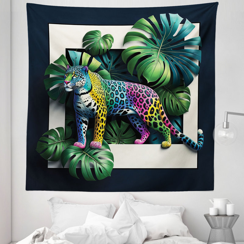 Tapisserie en microfibre, H 88 po x l 88 po