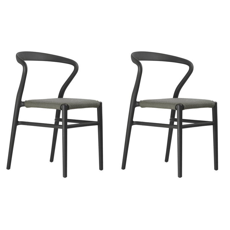 Joi Dining Chair, Coffee, Black