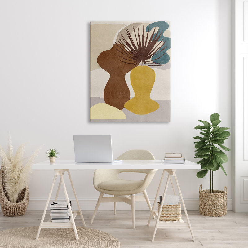 Vases Groovy, Toile tendue, H 40 po x l 30 po