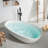 71" x 35.4" Freestanding Soaking Solid Surface Bathtub