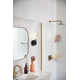 Atwells Single Transparent Dimmable Bath Sconce