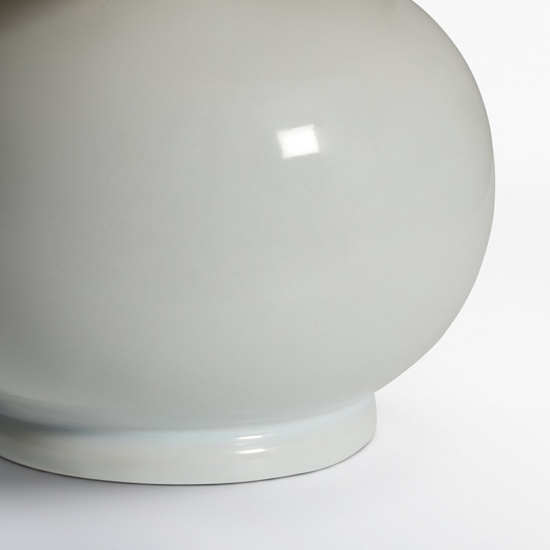 Lampe Momsen, H 13 po x l 8 po x P 8 po, Bleu clair, Naturel