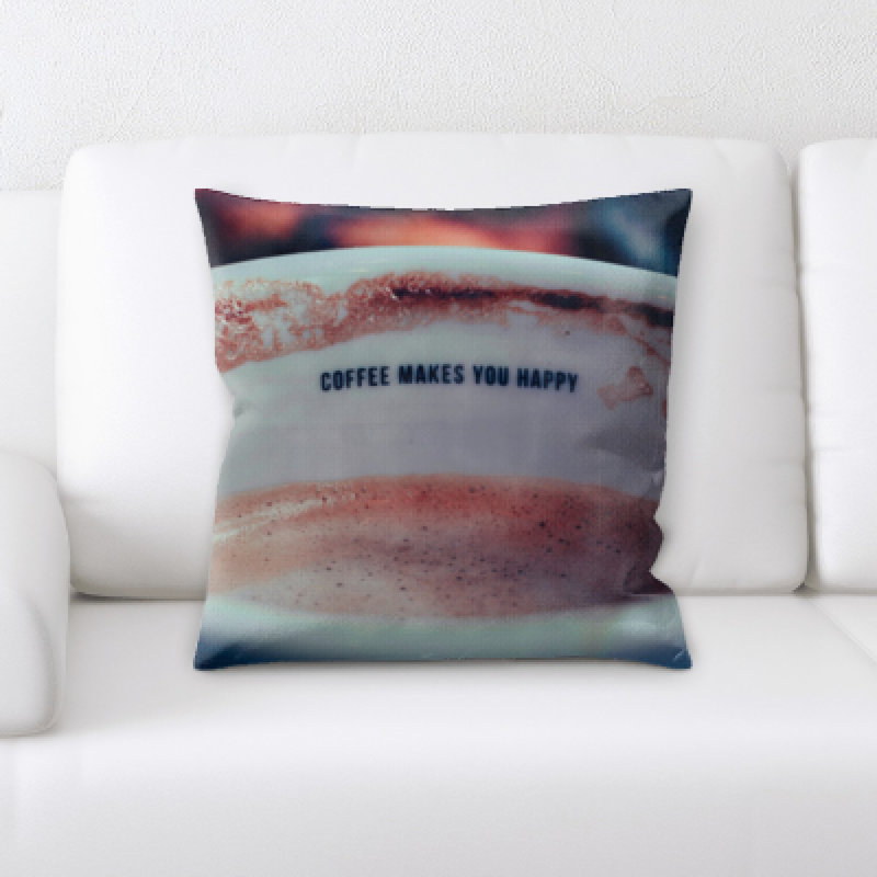 Coussin décoratif café vous donne satisfaction