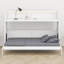 Lit escamotable simple avec bureau intégré, lumière DEL, station de charge USB-1844516292