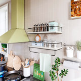 Odus 15.7'' W Metal Storage Rack