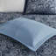 Ensemble de couvre-lit en jacquard pour grand lit 5 pièces avec coussins décoratifs, décorations bleu marine et argentées pour lits-122455291-122455292