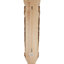 Grand corbeau en bois d'acanthe l 6 po x P 7 1/2 po x H 18 po, chêne rouge (paquet de 4)-73642322-73642332