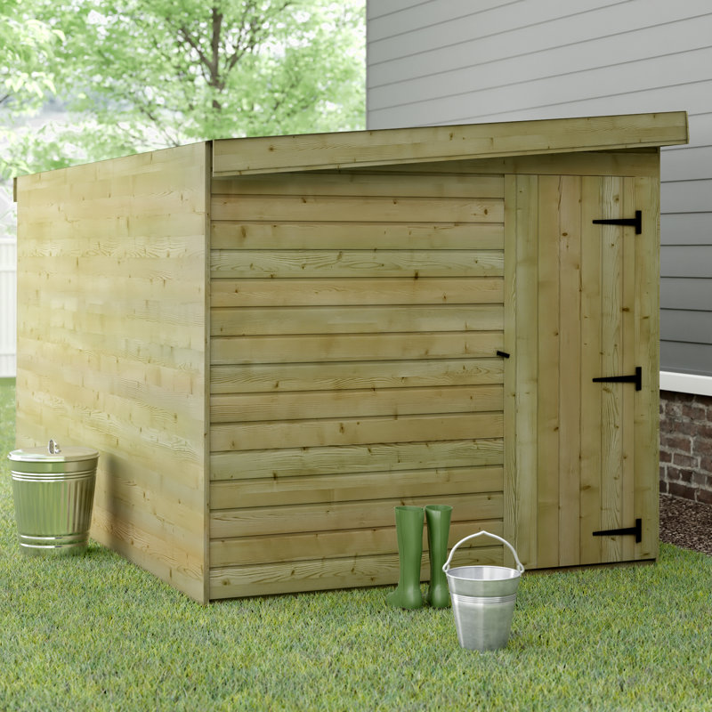 7 Ft. W x 12 Ft. D Shiplap Pent Wooden Shed