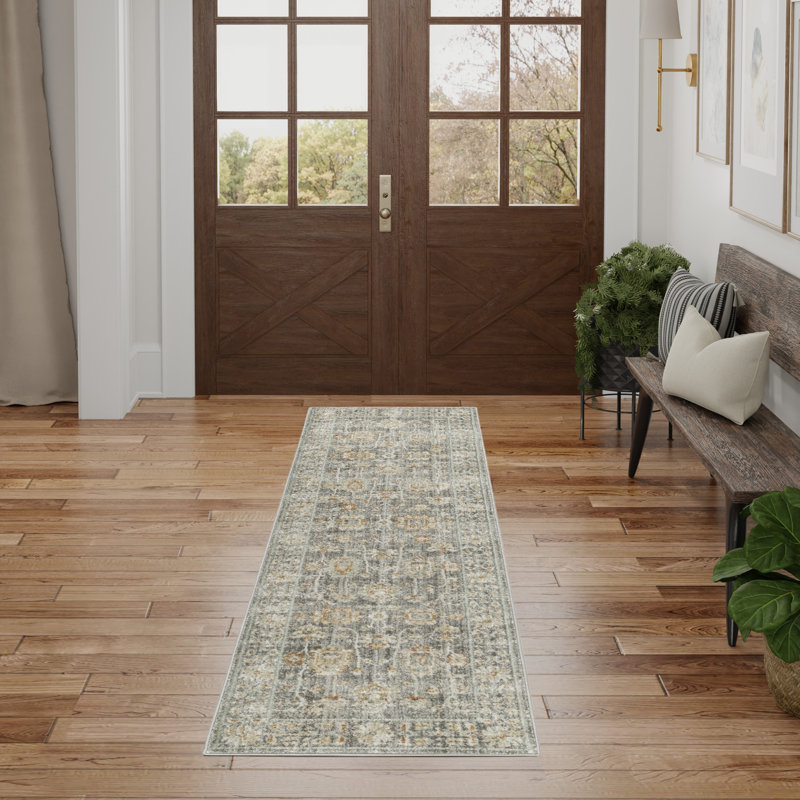 Louque Oriental Indoor Rug, Runner 2'3" x 8'
