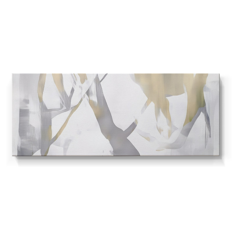 Abstract Seris 6 #XCIX-Wide Gallery Wrapped Canvas, 12" H x 30" W