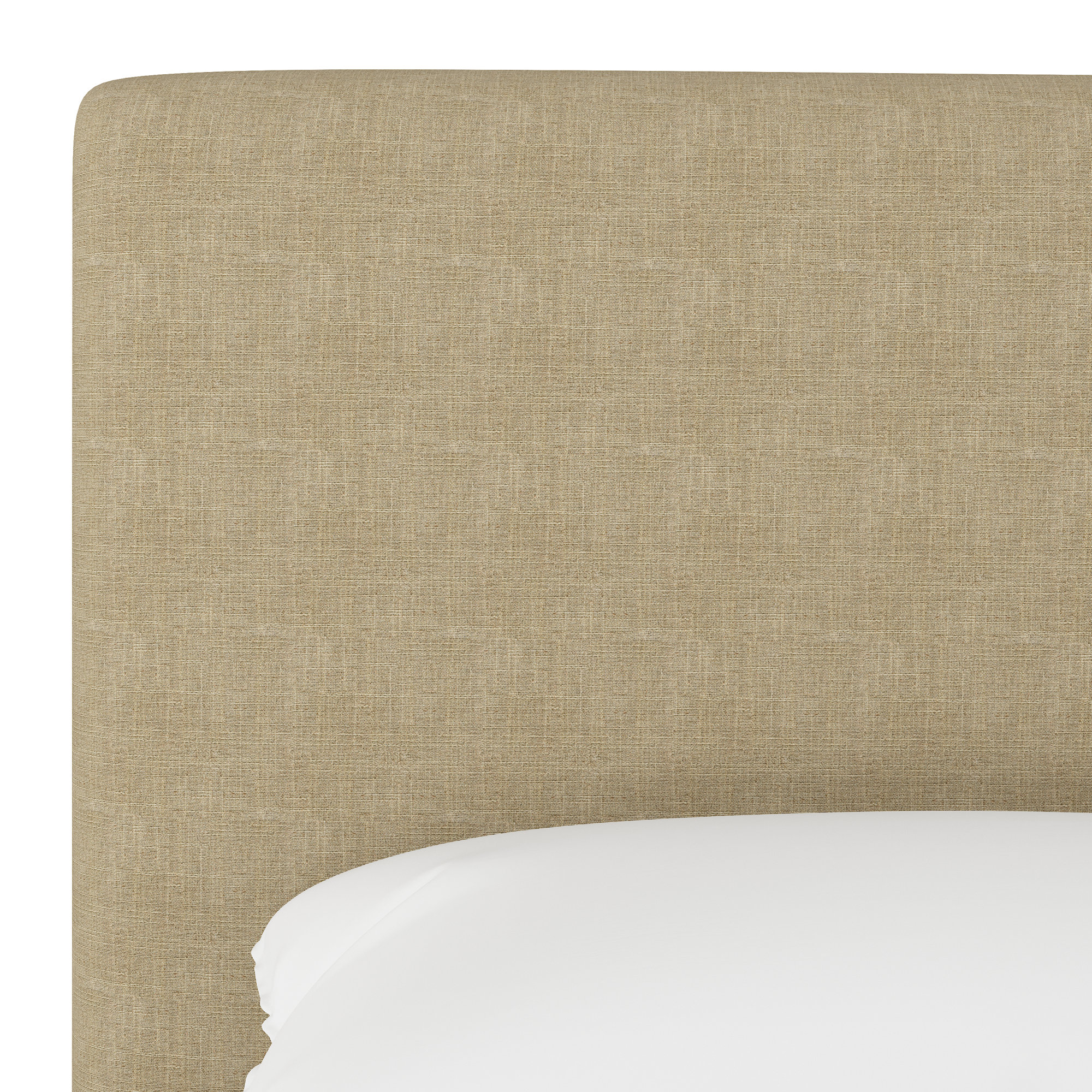 Pyburn Upholstered Bed, Zuma Natural Textured Linen, Full