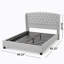 Grand lit plateforme tapissier capitonné Dominico-55593905-106331055