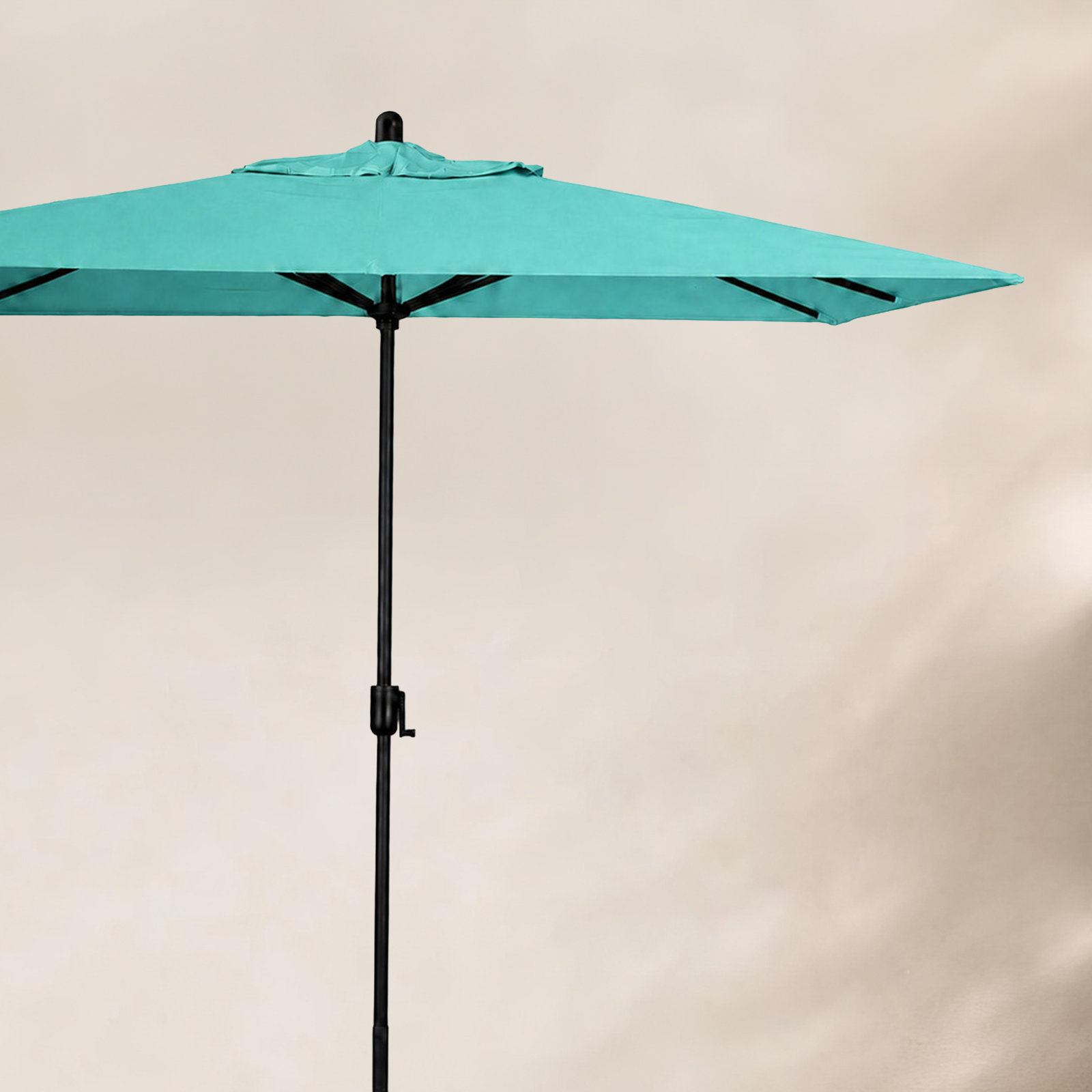 Olivier 9.7' Umbrella, Black Sapphire, Canvas Aruba Sunbrella® Canvas