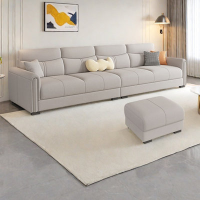 American-style modern and simple straight-row sofa
