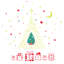 Glow Stars Non-Wall Damaging Wall Decal