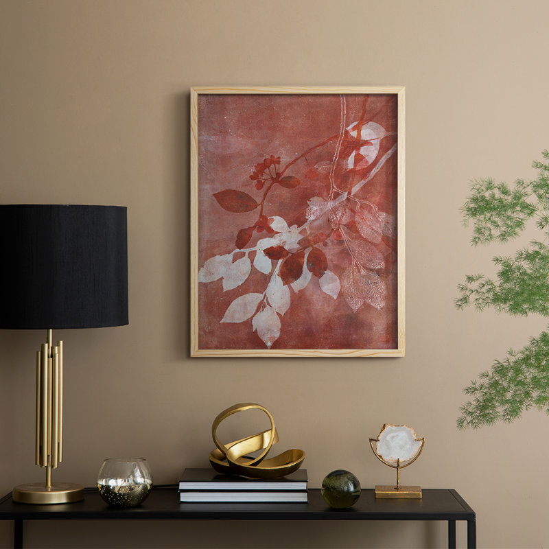 «Branching Out», impression encadrée en bois massif, Naturel, H 11 po x l 9 po