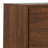 Lowry 60"W Walnut Veneer Industrial 3-Door Sideboard Buffet with Adjustable Shelves and Metal Base-840851118