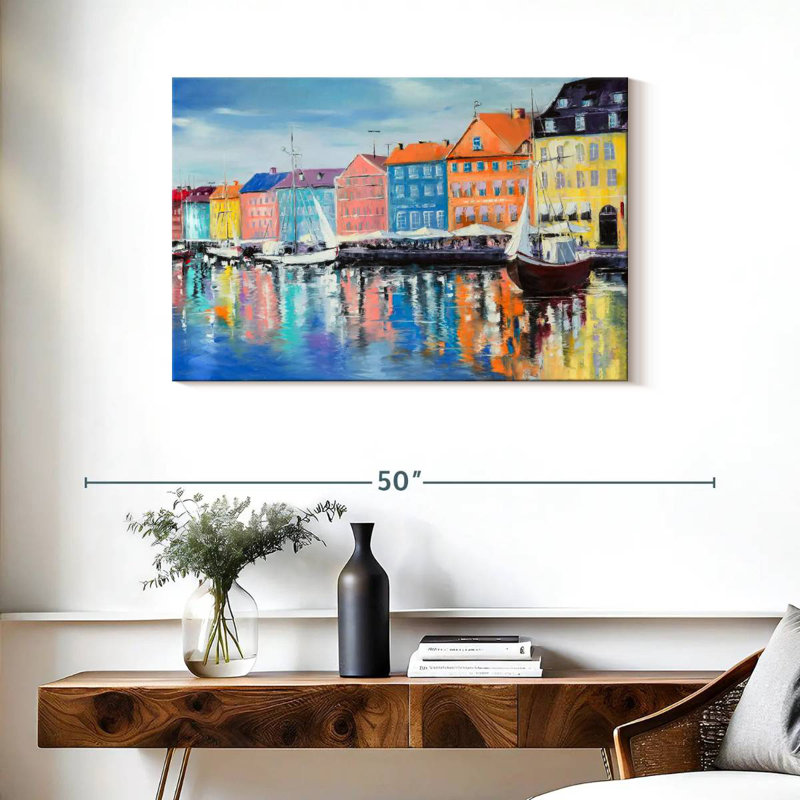 Ravi Cafes By Copenhagen Canal, H 24 po x l 36 po