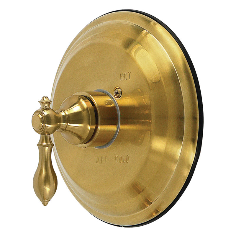 Ensemble de robinetterie et garniture de douche Kingston Brass American Classic à poignée unique et pression équilibrée - Robinet inclus