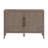 Sideboard With 2 Metal Handles, 2 Doors And Wood Grain Design-1778263543