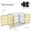 Brice Dog Crate Puppy Cage End Table Design for Medium Dog-763904666
