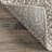 Connor Floral Tiled Performance Gray/Ivory Rug-1004699301