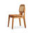 Cerise Solid back side Chair(Set of 2)