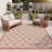 Oberbeck Performance Geometric Indoor/Outdoor Area Rug-267888634