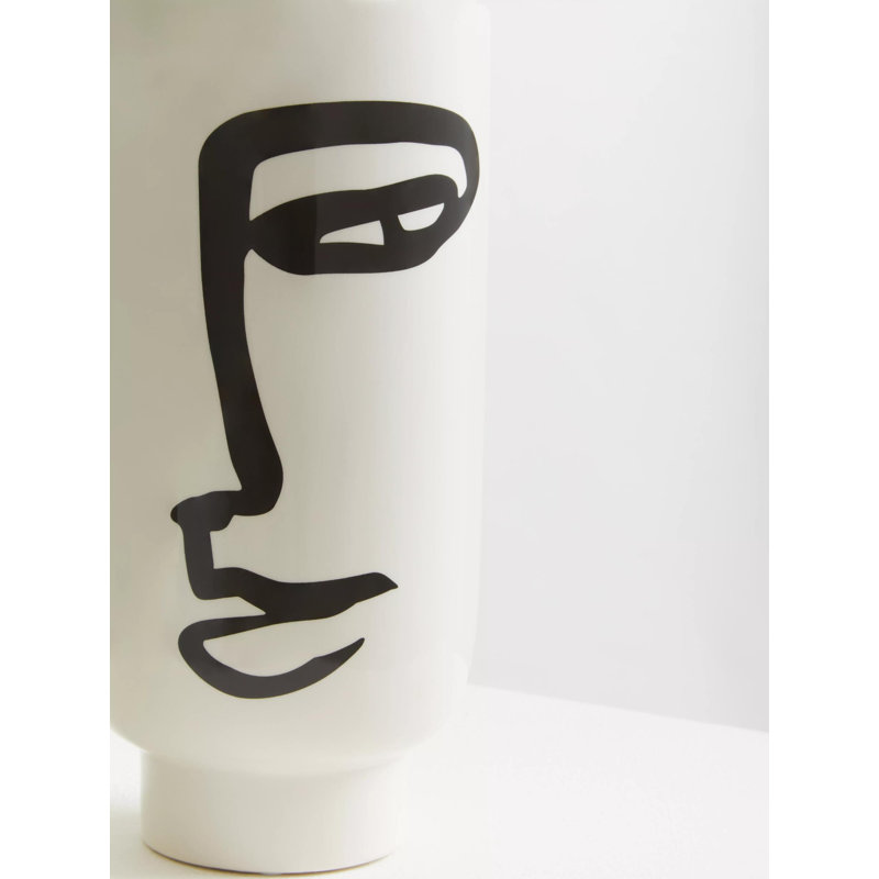 Anatilde Earthenware Table Vase, 27cm H x 13cm W x 13cm D