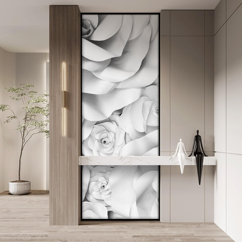 Murale florale, L 132 po x l 48 po