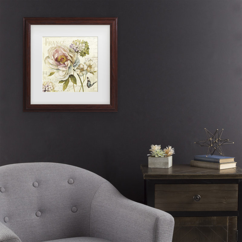 «Lisa De Marche III» par Lisa Audit, H 18,75 po x l 18,75 po x P 0,75 po, Brun