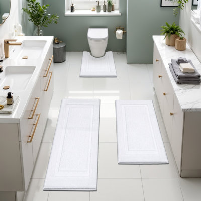 Bathroom Rug Mat Set 