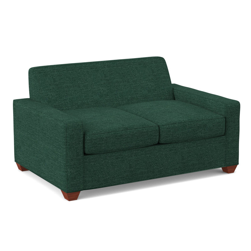 Avery 72" Square Arm Sofa, BM Cherry, Antic Jade