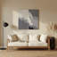 Art mural abstrait en métal gris 81-571936968