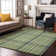 Premium Machine Washable Corry AMF1054 Plaid Rug