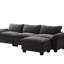Ensemble modulaire en velours 4 pièces-332617173