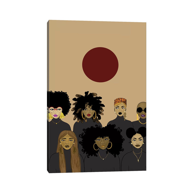 Le' Sisterhood - Print on Canvas, Wrapped Canvas, 101.6 cm H x 66.04 cm W x 3.175 cm D